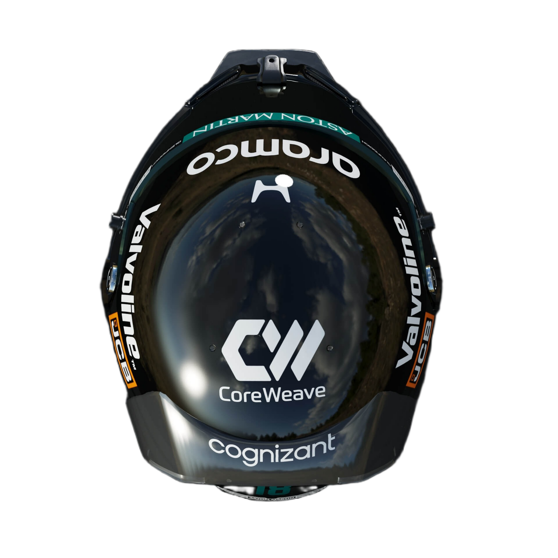Handcrafted Lance Stroll Inspired 2026 Racing Display Helmet – 1:1 Scale