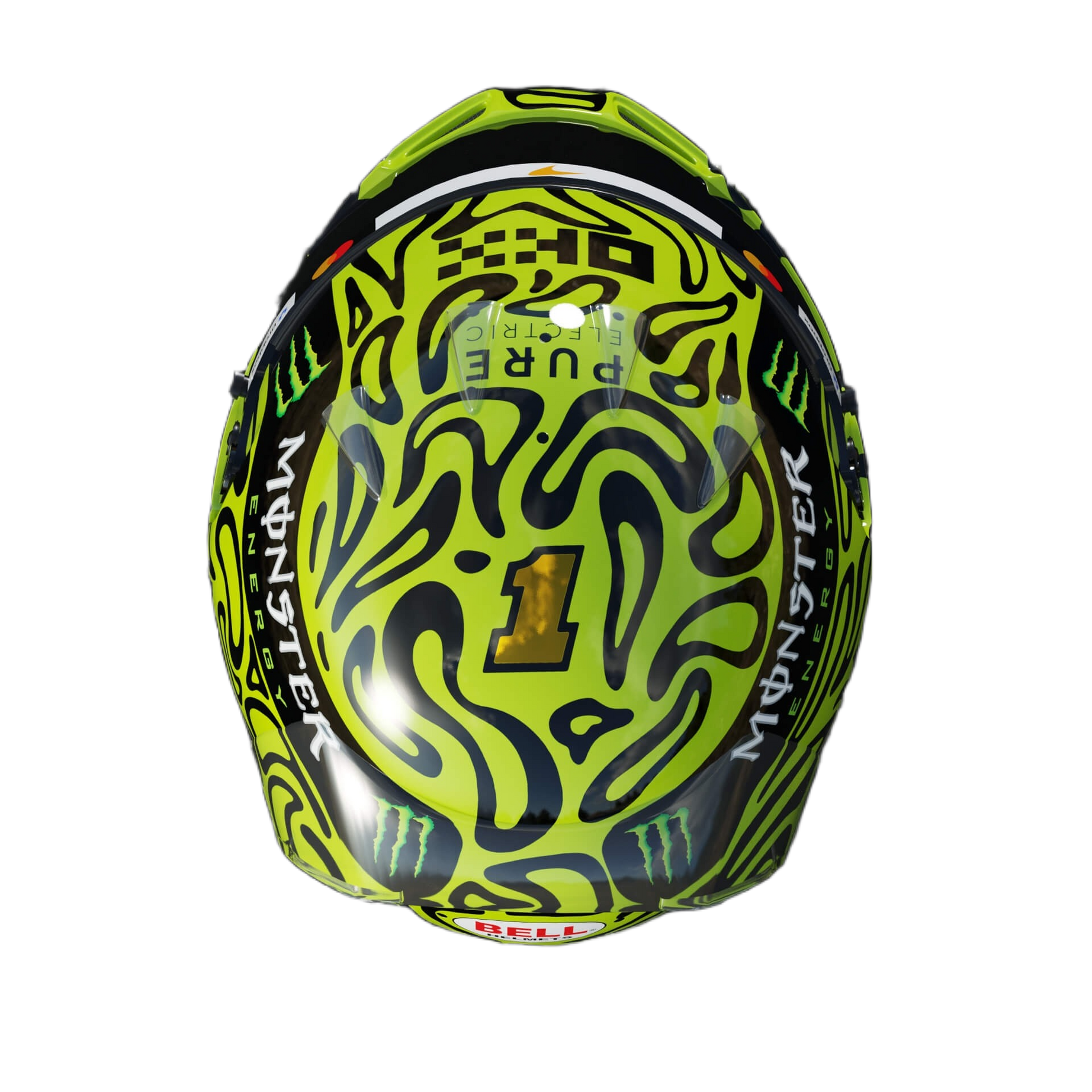Handcrafted Lando Norris Inspired 2026 Racing Display Helmet – 1:1 Scale