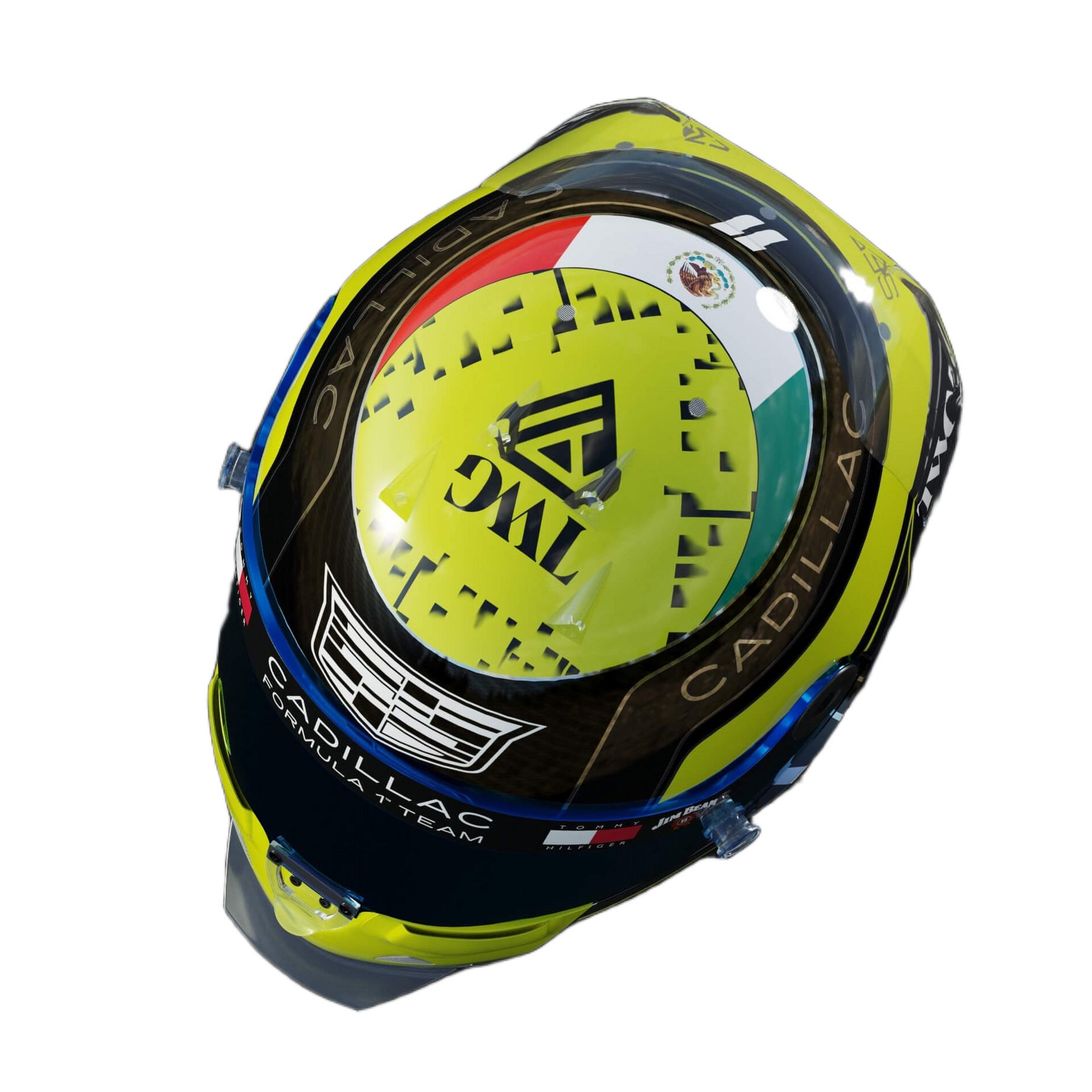 Handcrafted Sergio Perez Inspired 2026 Racing Display Helmet – 1:1 Scale