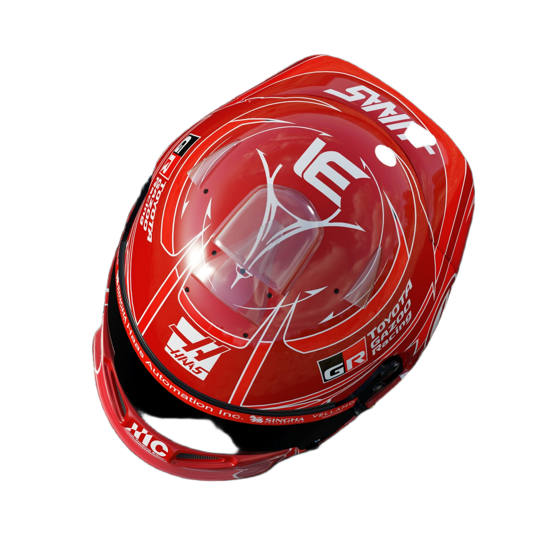 Handcrafted Esteban Ocon Inspired 2026 Racing Display Helmet – 1:1 Scale