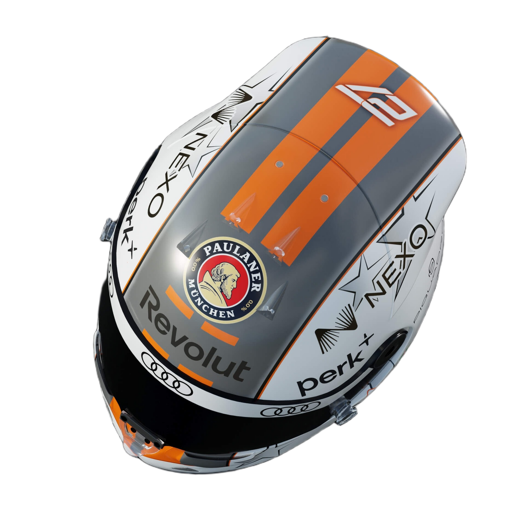 Handcrafted Nico Hulkenberg Inspired 2026 Racing Display Helmet – 1:1 Scale