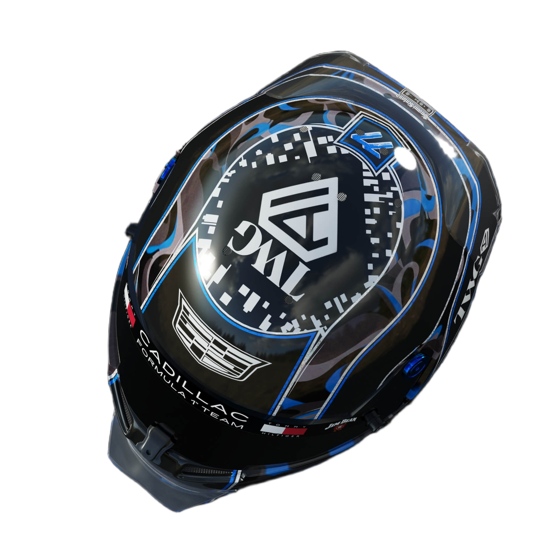 Handcrafted Valtteri Bottas Inspired 2026 Racing Display Helmet – 1:1 Scale