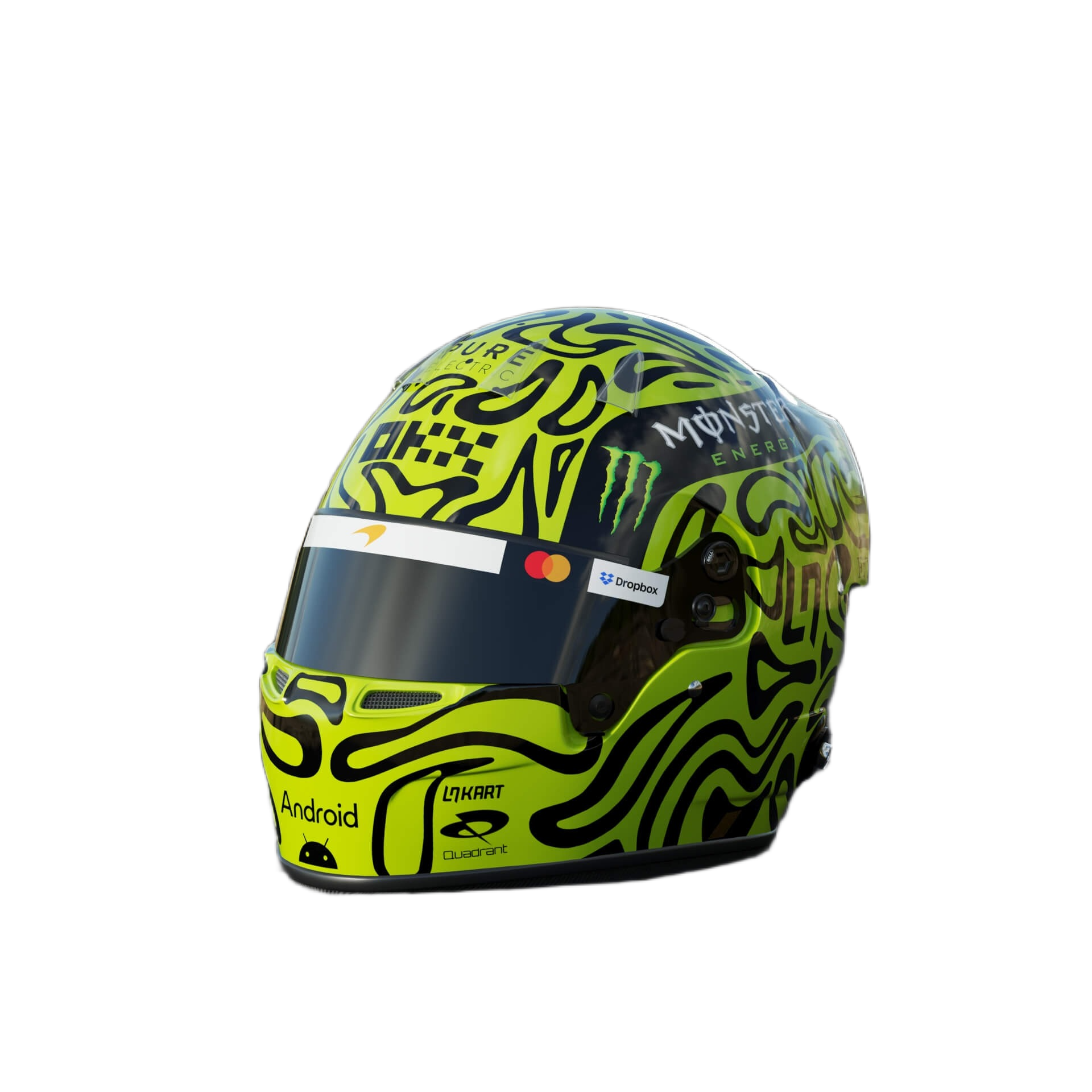 Handcrafted Lando Norris Inspired 2026 Racing Display Helmet – 1:1 Scale
