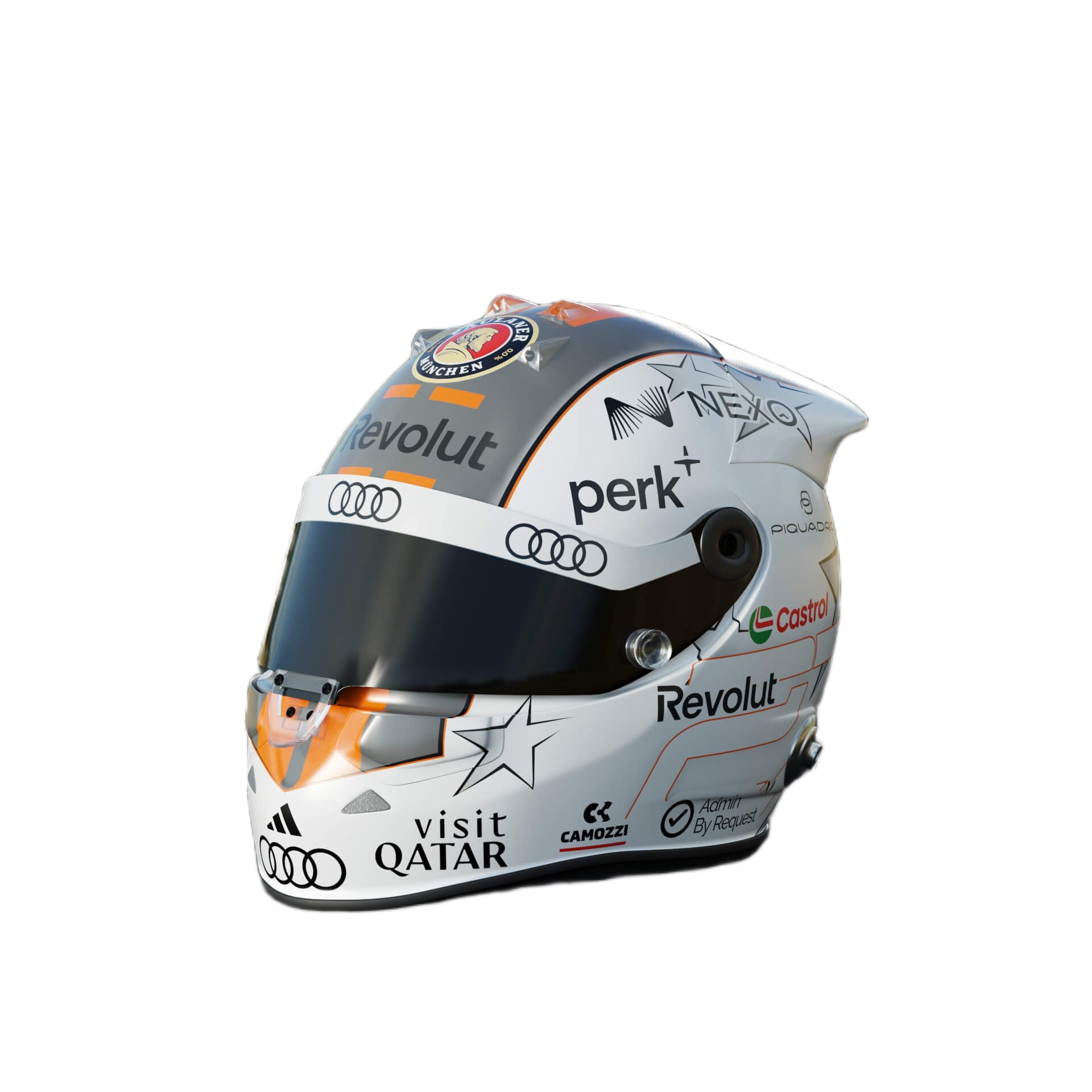 Handcrafted Nico Hulkenberg Inspired 2026 Racing Display Helmet – 1:1 Scale