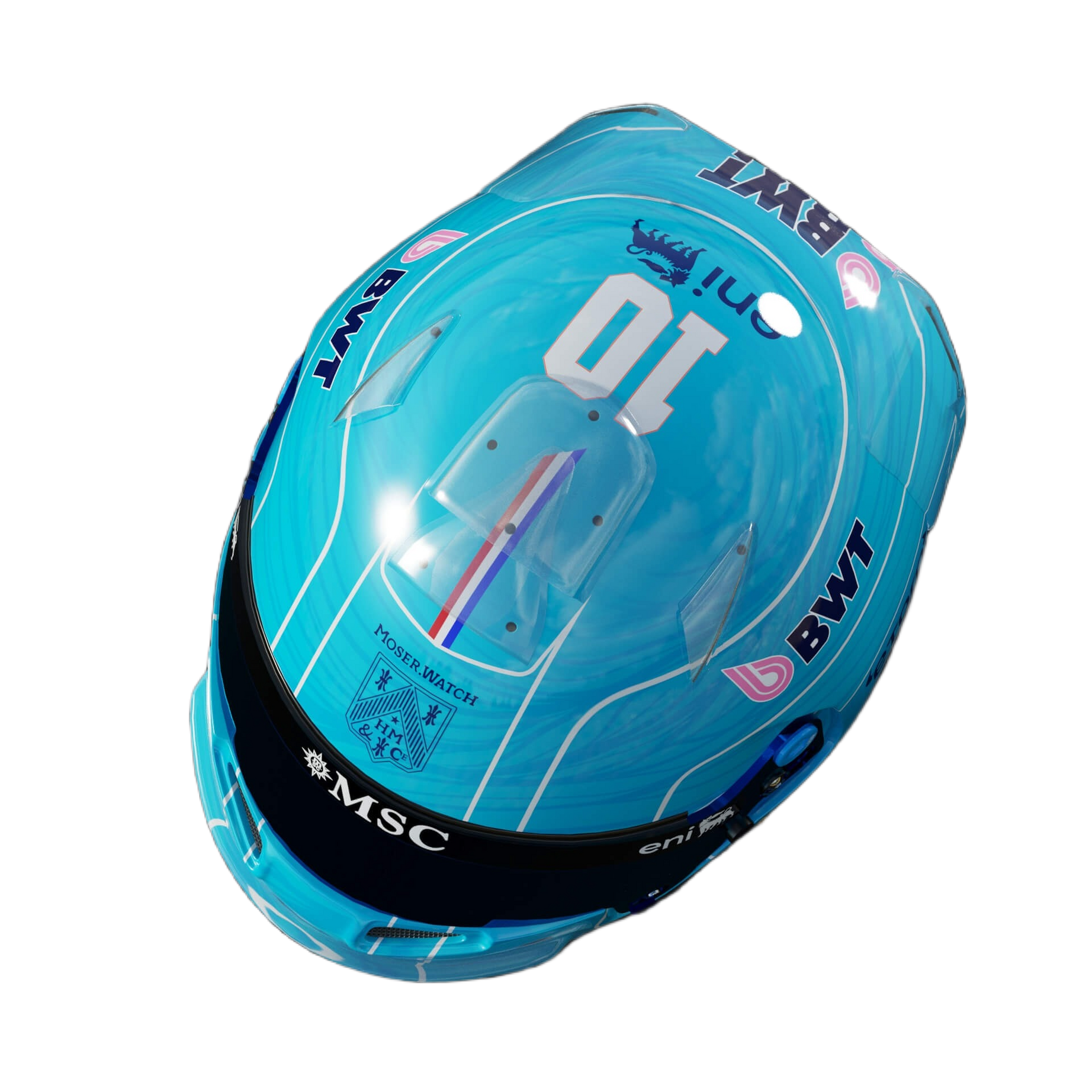 Handcrafted Pierre Gasly Inspired 2026 Racing Display Helmet – 1:1 Scale