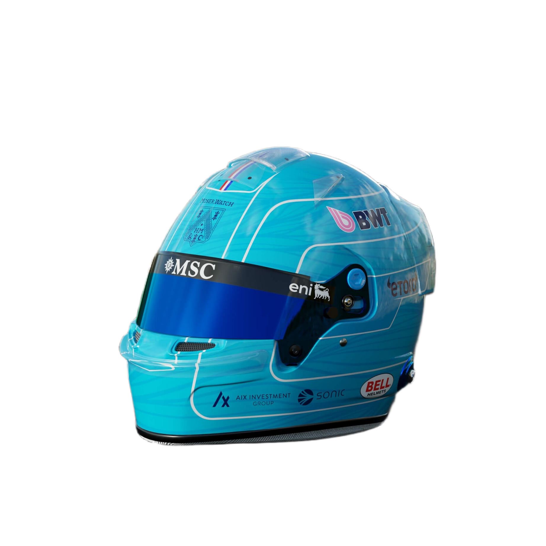 Handcrafted Pierre Gasly Inspired 2026 Racing Display Helmet – 1:1 Scale